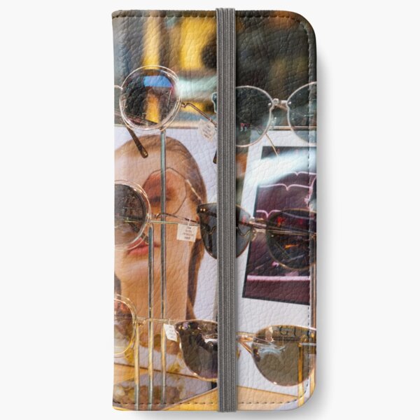 Glasses in Chinatown New York iPhone Wallet