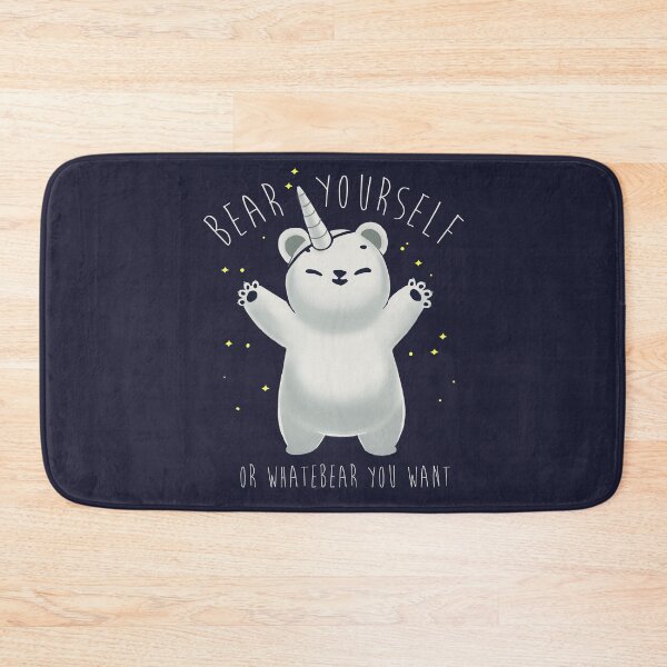Item preview, Be Yourself Pun - Cute Bear Unicorn - Funny Animal designed and sold by BlancaVidal.