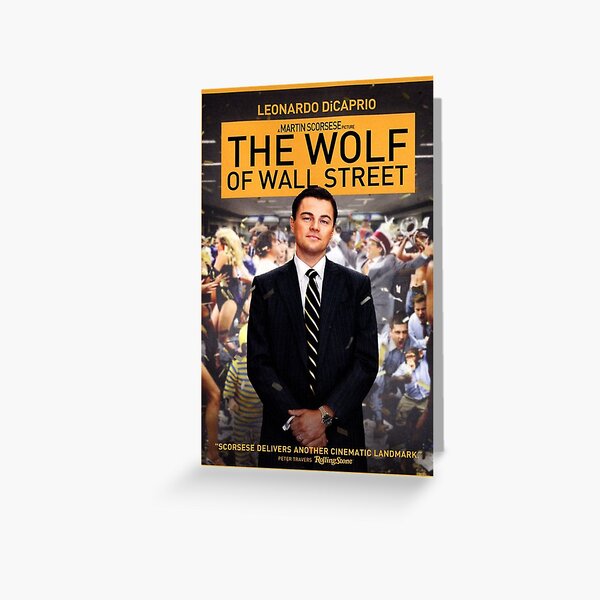 The Wolf Of Wall Street Greeting Cards | Redbubble