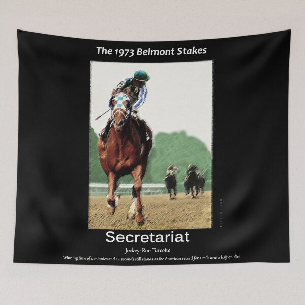 Item preview, Secretariat Winning the 1973 Belmont Stakes designed and sold by BritishYank.