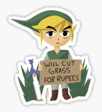 Looking For Work - Legend of Zelda Sticker