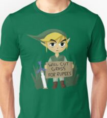 Camiseta unisex Buscando trabajo - Legend of Zelda