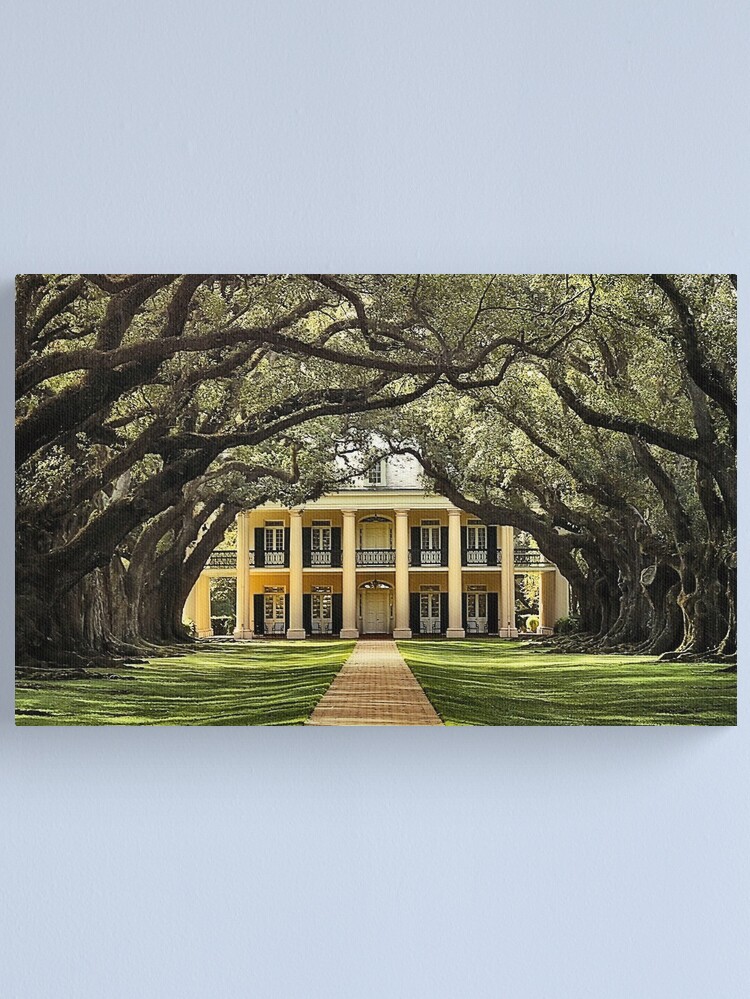 Thumbnail 1 of 3, Canvas Print, Oak Alley Plantation designed and sold by SuddenJim.