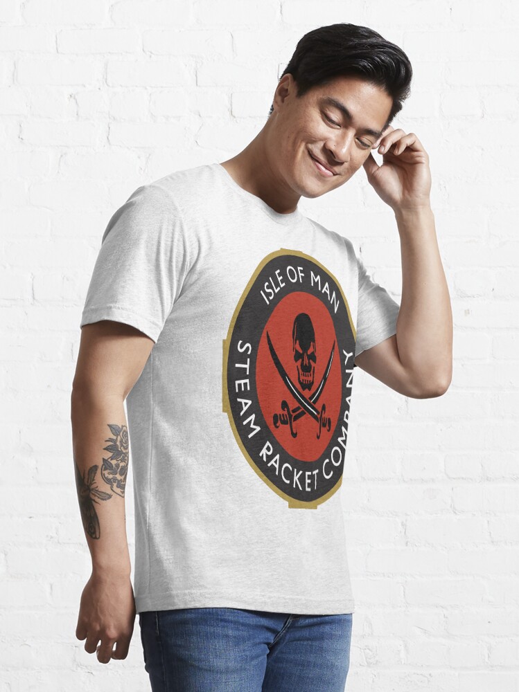 Alternate view of Isle of Man Steam Racket Essential T-Shirt