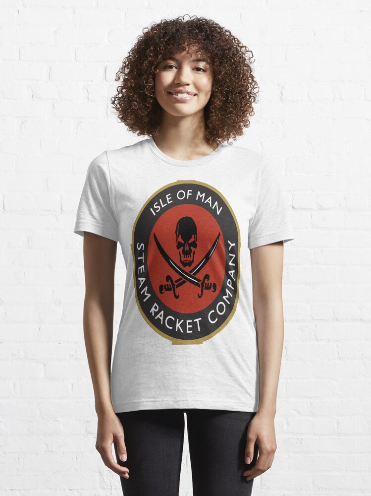 Alternate view of Isle of Man Steam Racket Essential T-Shirt