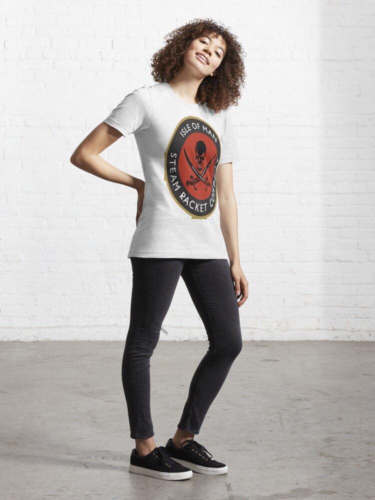 Alternate view of Isle of Man Steam Racket Essential T-Shirt