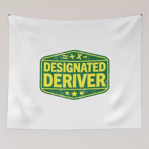 Item preview, Funny Calculus Math : Designated Deriver Tee designed and sold by noirty.