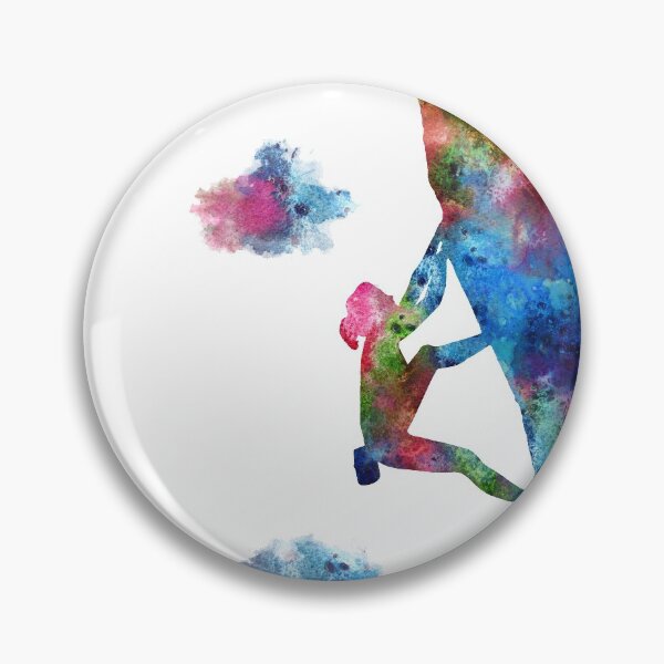 Item preview, Rock climbing extreme sport woman, climbing woman, climber designed and sold by Rosaliartbook.