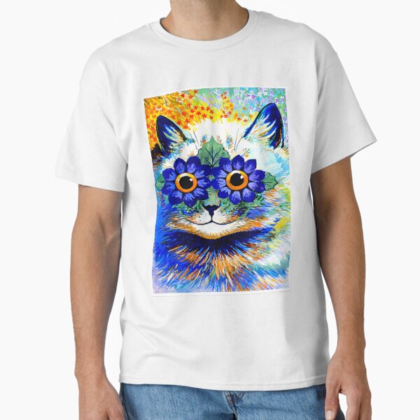Artikel-Vorschau von BLÜHENDE KATZE: Vintager psychedelischer abstrakter Louis Wain Druck, designt und verkauft von posterbobs.