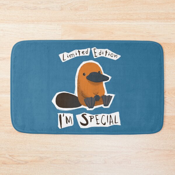 Item preview, Limited edition Platypus - Cute Weird Animal - Motivational Quote designed and sold by BlancaVidal.