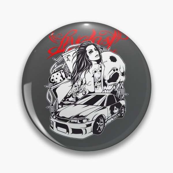 Item preview, Live Fast - Chica de Sportscar designed and sold by RollOn.