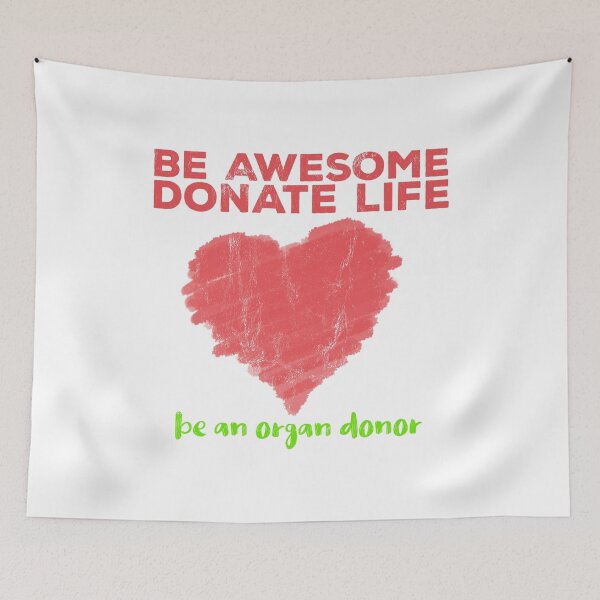 Item preview, Be Awesome Donate Life Organ Donor Men Women designed and sold by noirty.