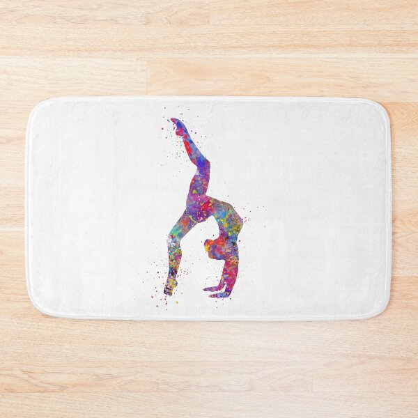 Item preview, Gymnastics girl, watercolor gymnastics, teen gift, gymnastics wall art designed and sold by Rosaliartbook.