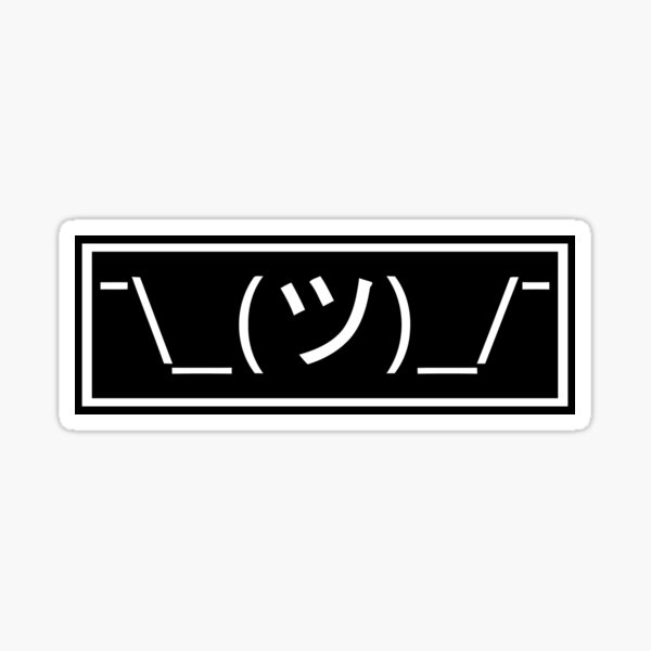 Item preview, Shrug emoticon ¯_(ツ)_/¯ designed and sold by vintage-shirts.