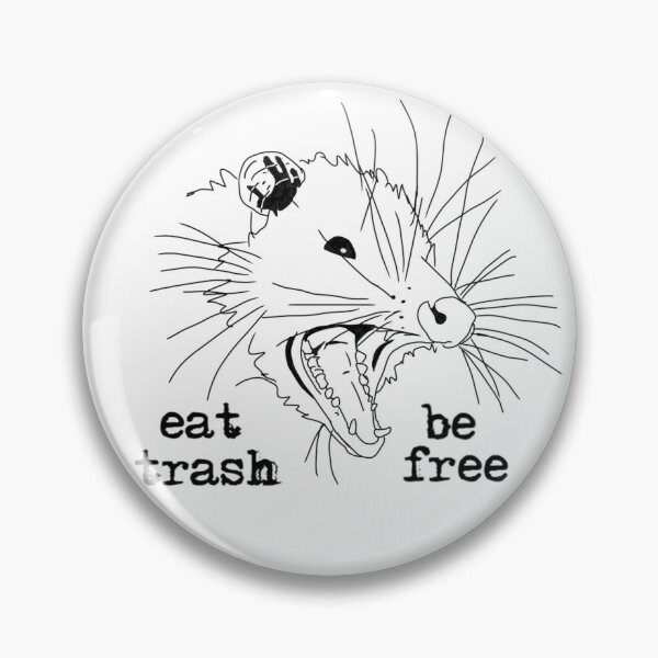 Item preview, eat trash be free  designed and sold by gilbertb.