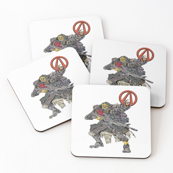 FL4K The Beastmaster Vault Symbol Borderlands 3 Rakk Attack! Coasters (Set of 4)