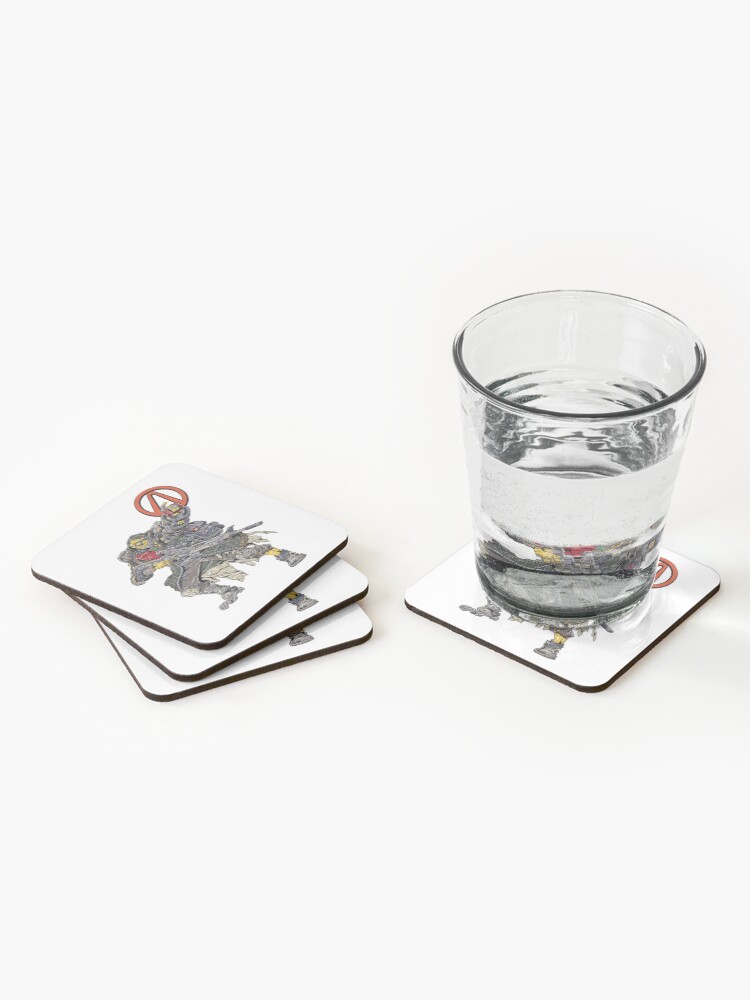 Alternate view of FL4K The Beastmaster Vault Symbol Borderlands 3 Rakk Attack! Coasters (Set of 4)