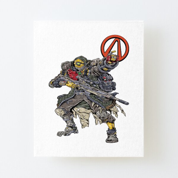 FL4K The Beastmaster Vault Symbol Borderlands 3 Rakk Attack! Canvas Mounted Print