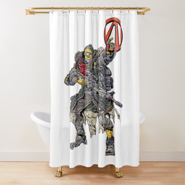 FL4K The Beastmaster Vault Symbol Borderlands 3 Rakk Attack! Shower Curtain