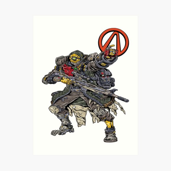 FL4K The Beastmaster Vault Symbol Borderlands 3 Rakk Attack! Art Print