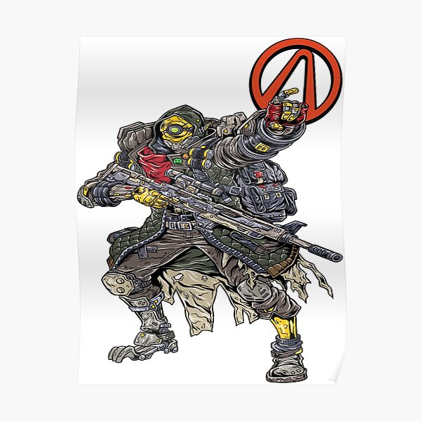 FL4K The Beastmaster Vault Symbol Borderlands 3 Rakk Attack! Poster