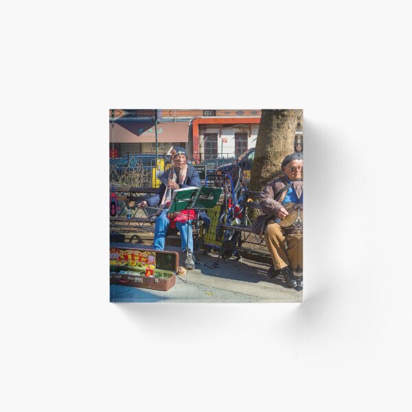 Chinatown Musicians Acrylic Block
