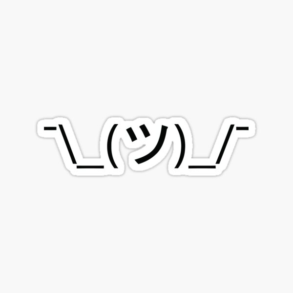 Item preview, Shrug emoticon ¯_(ツ)_/¯ designed and sold by vintage-shirts.