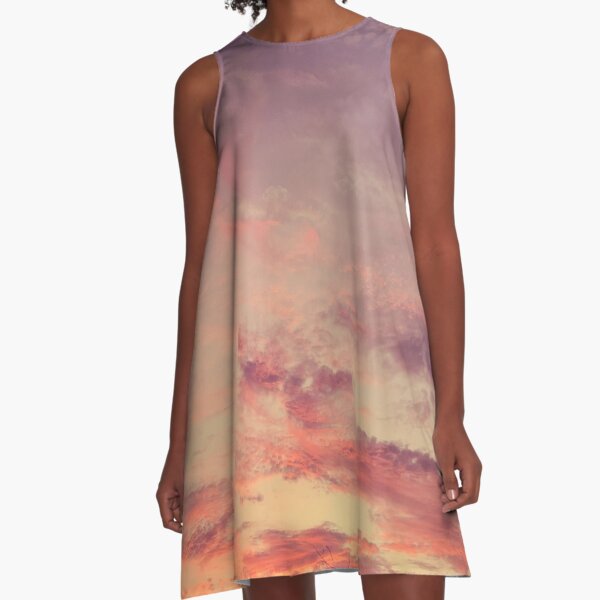 Warm Sunset A-Line Dress