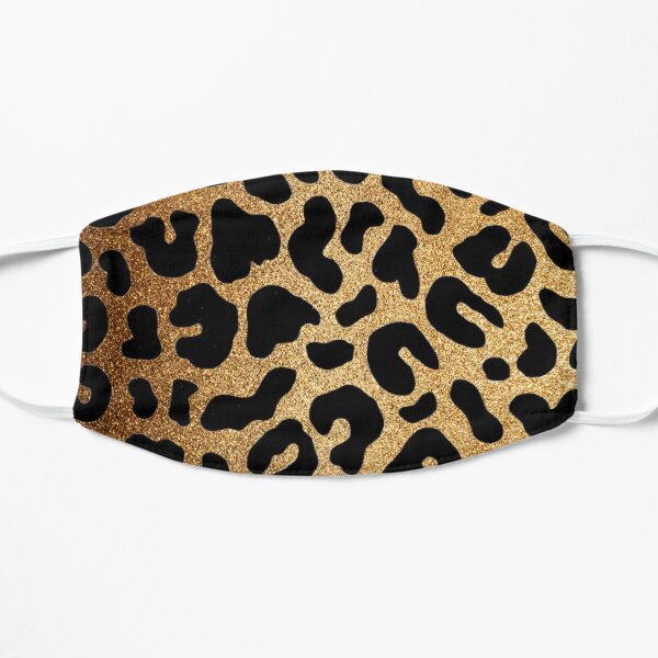 Glitter Leopard Flat Mask