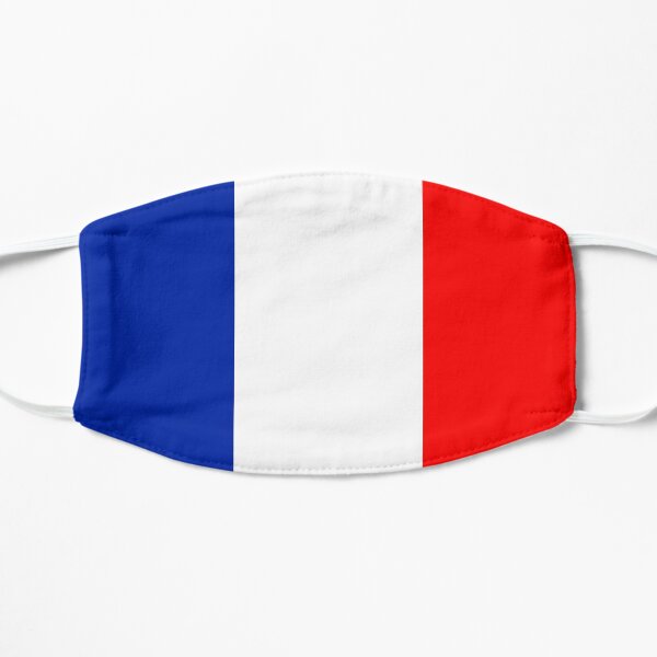 Masque Visage Drapeau Français France Masque sans plis