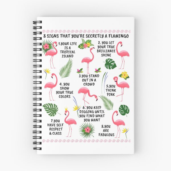 Item preview, Eight Signs That You Are Secretly a Flamingo Crazy Flamingo Lady Funny Novelty Flamingo Gifts For Women designed and sold by neotrend.