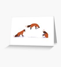 Der majestätische Fuchs Grußkarte