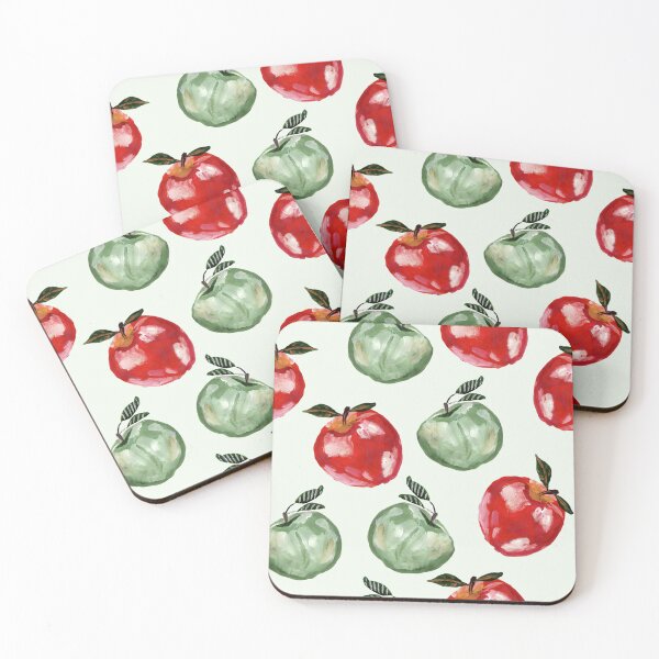 Item preview, Hand drawn seamless pattern with red and green apples. designed and sold by NataPrando.