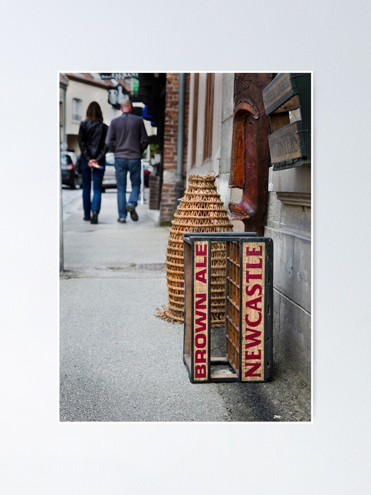 "Newcastle Brown Ale Crate" Poster by patflash Redbubble