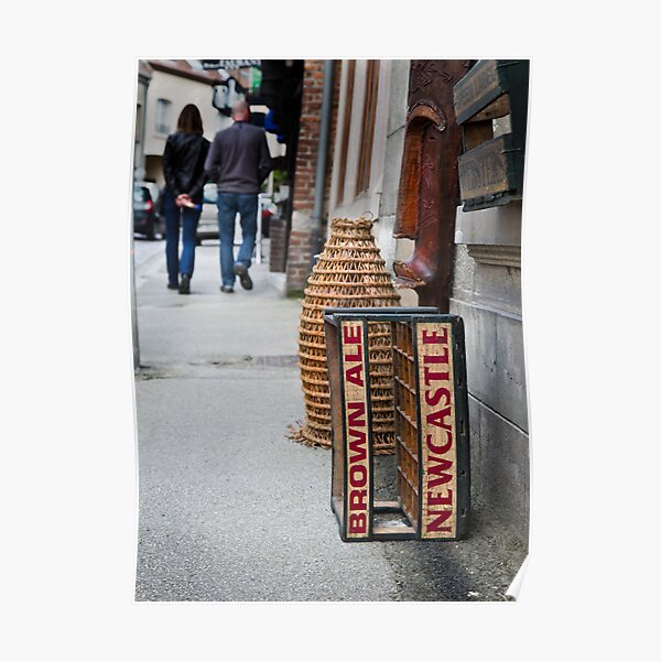"Newcastle Brown Ale Crate" Poster by patflash Redbubble