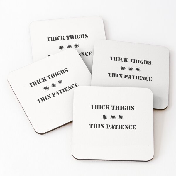 Item preview, Thick Thighs Thin Patience:  Funny T-Shirt Cute Shirt Unisex T-shirt  Women T-shirt Trending gift. designed and sold by fajali master.