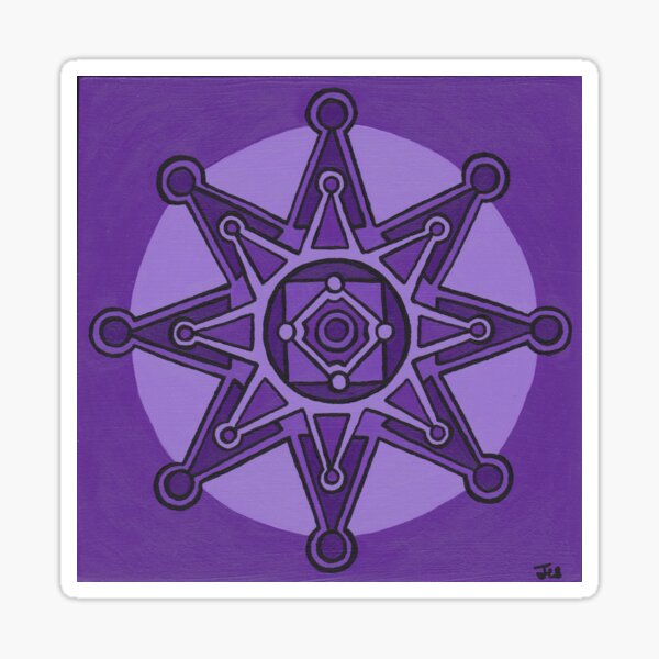 John Purple Scale Sticker