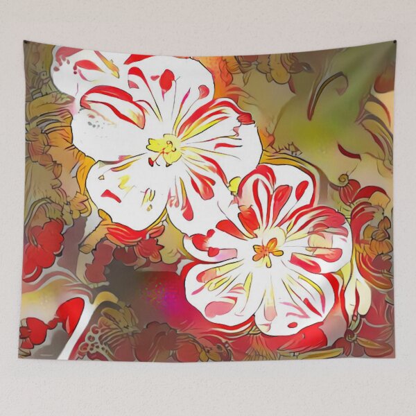 Item preview, Red Dream Geraniums designed and sold by VikingVisual.