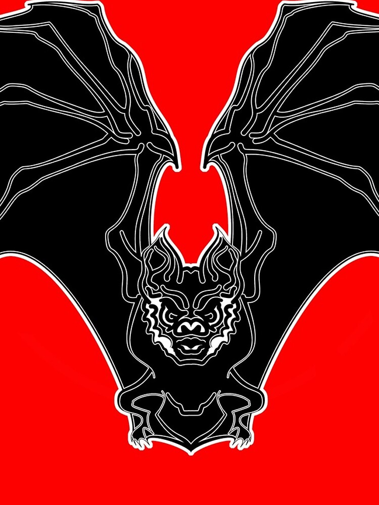 Thumbnail 5 of 5, iPhone Case, Bat! designed and sold by RKHobbs.