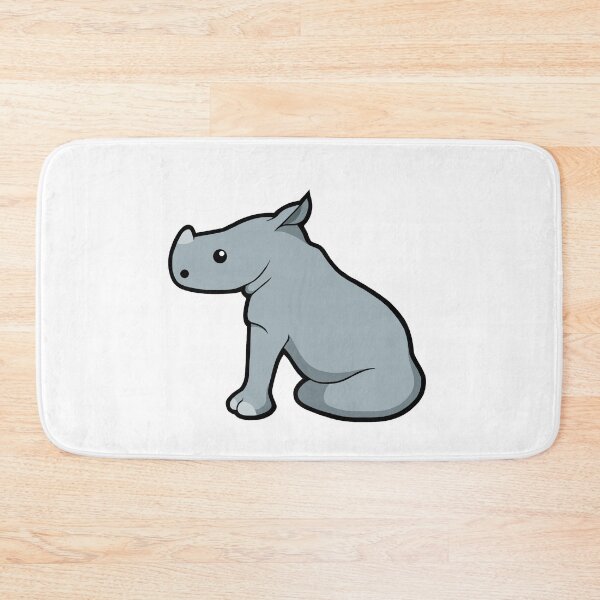 Item preview, Cute Baby Rhinoceros designed and sold by GoldenArchelon.