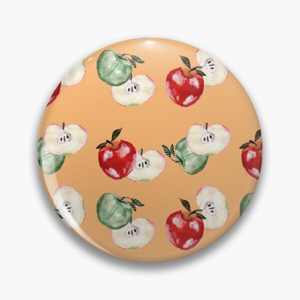 Item preview, Hand drawn endless pattern with apples and leaves. designed and sold by NataPrando.