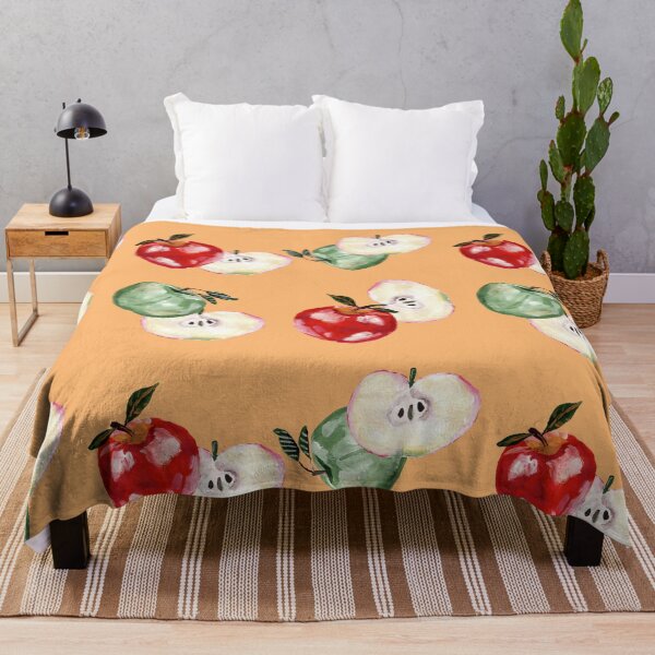 Item preview, Hand drawn endless pattern with apples and leaves. designed and sold by NataPrando.
