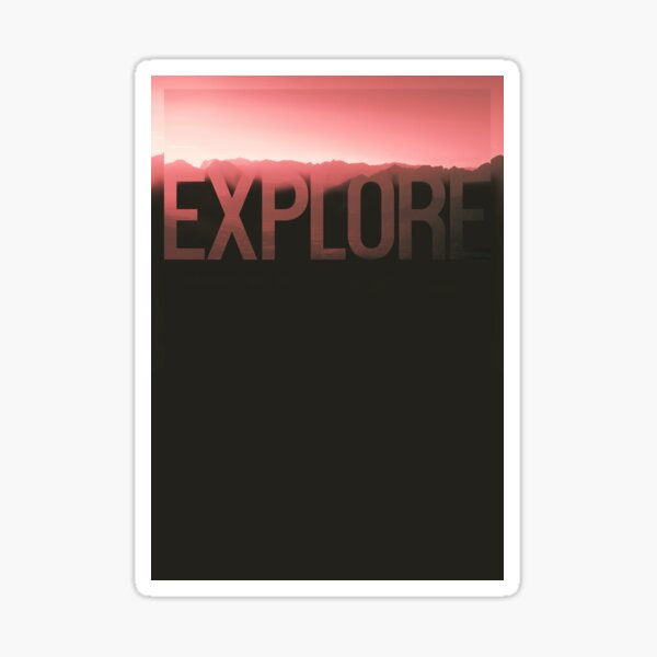 Explore Sticker