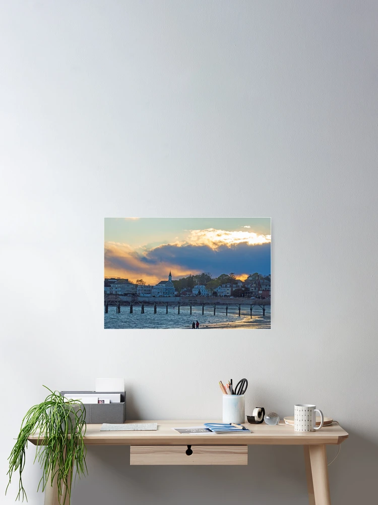 Thumbnail 2 of 3, Poster, Chilly Sunset designed and sold by Ruth Curtis.