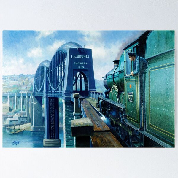 Brunel's Saltash bridge. Poster
