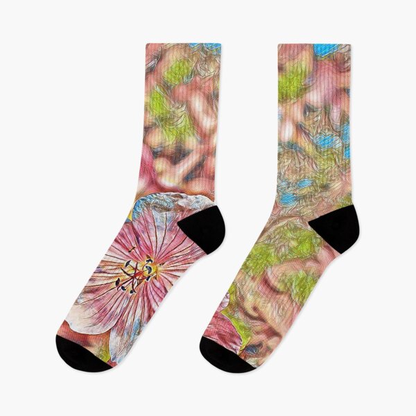 Item preview, Pink Lunapic Geraniums designed and sold by VikingVisual.