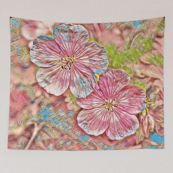 Item preview, Pink Lunapic Geraniums designed and sold by VikingVisual.