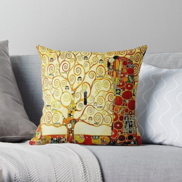 "L'arbre de vie" de Gustav Klimt | Symbolisme Art nouveau Coussin