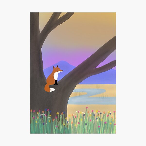 Foxy Photographic Print