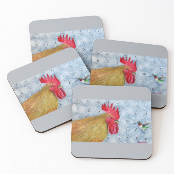 Item preview, Rooster and Hummingbird designed and sold by mary hughes.